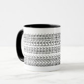Busy. Try Later. Hidden Message Introvert Mug Mok (Voorkant links)