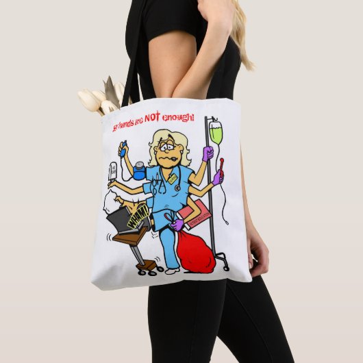 Busy verpleegtas tote bag (Dichtbij)