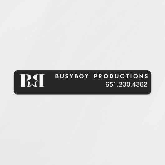 BusyBoy Productions tandwiellabels Labels (Design 1)