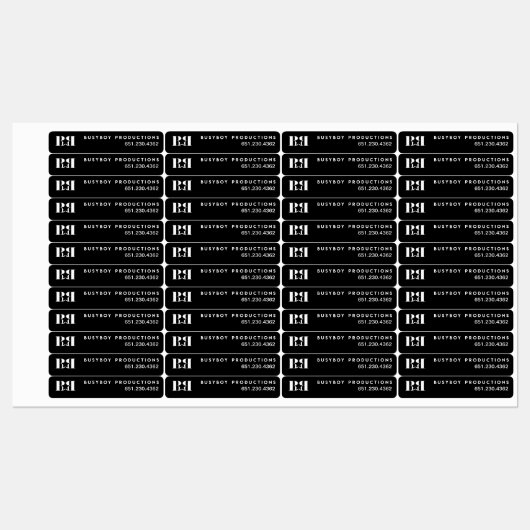 BusyBoy Productions tandwiellabels Labels (Vel)