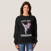 But Dangerous Karate Unicorn Trui (Voorkant volledig)