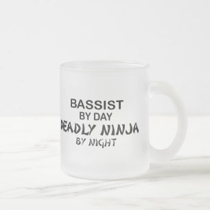But Deadly Ninja bij nacht Matglas Koffiemok