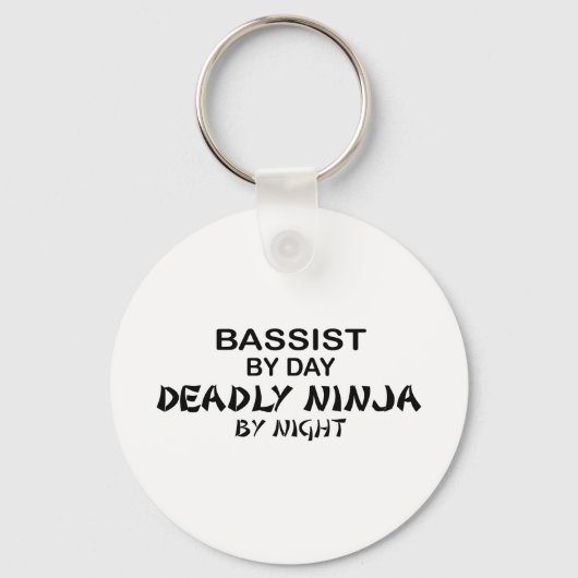 But Deadly Ninja bij nacht Sleutelhanger (Voorkant)