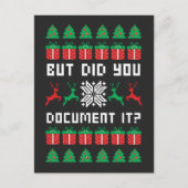 But Did You Document it Feestdagenkaart (Voorkant)