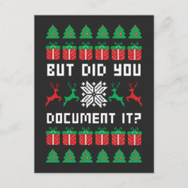 But Did You Document it Feestdagenkaart