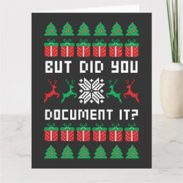 But Did You Document it Kaart