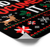 But Did You Doent It Funny Hr Christmas Office Ugl Poster (Hoek)