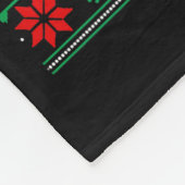 But Did You Doent It Funny Office Christmas Ugly Fleece Deken (Hoek)