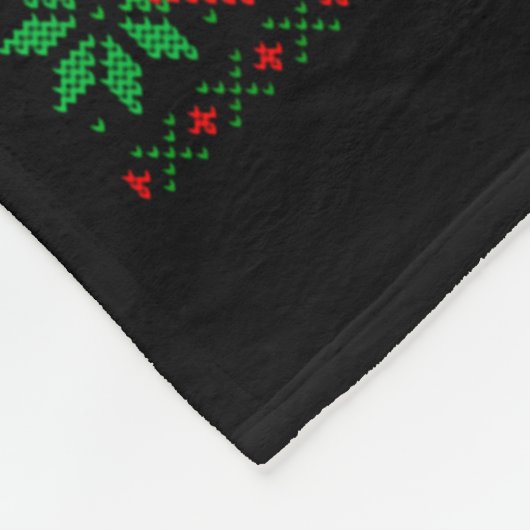 But Did You Doent It Funny Office Christmas Ugly S Fleece Deken (Hoek)