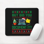 But Did You Doent It Funny Office Christmas Ugly S Muismat (Met muis)