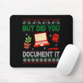 But Did You Doent It Funny Office Christmas Ugly S Muismat (Met muis)