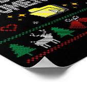 But Did You Doent It Funny Office Christmas Ugly S Poster (Hoek)