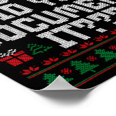 But Did You Doent It Funny Office Christmas Ugly S Poster (Hoek)