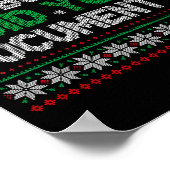 But Did You Doent It Funny Office Christmas Ugly S Poster (Hoek)