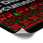 But Did You Doent It Funny Office Christmas Ugly S Poster (Hoek)