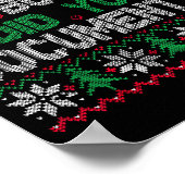But Did You Doent It Funny Office Christmas Ugly S Poster (Hoek)