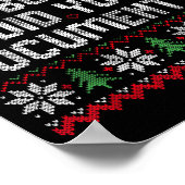 But Did You Doent It Funny Office Christmas Ugly S Poster (Hoek)