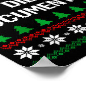 But Did You Doent It Funny Office Ugly Christmas S Poster (Hoek)