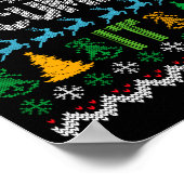 But Did You Doent It Ugly Funny Christmas Sweater Poster (Hoek)