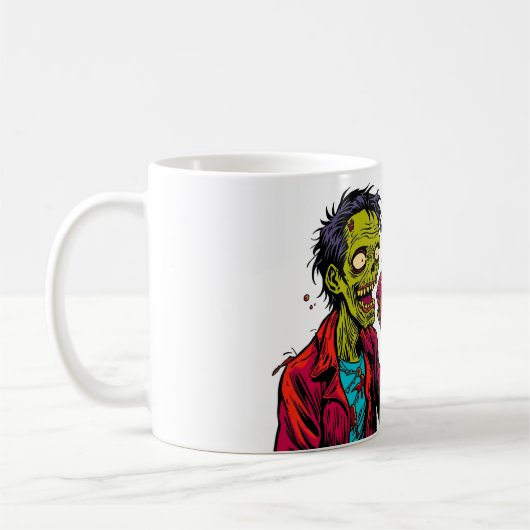But First Brains Mug | Funny Zombie Coffee Cup Koffiemok (Links)