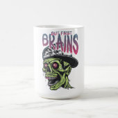 But First Brains Zombie Mug | Funny Horror Coffee Koffiemok (Center)