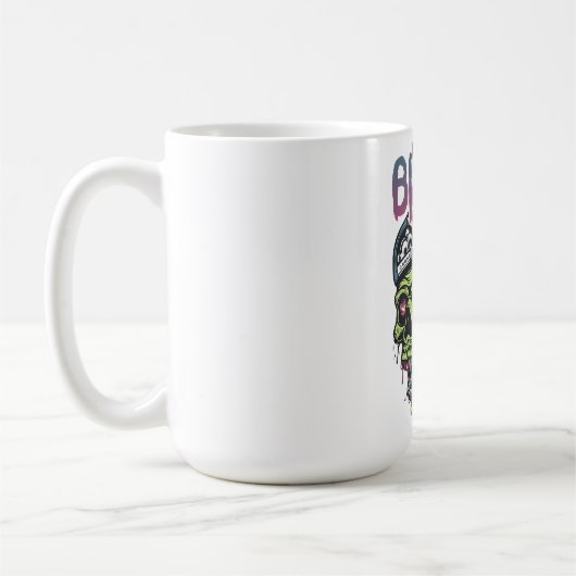 But First Brains Zombie Mug | Funny Horror Coffee Koffiemok (Links)