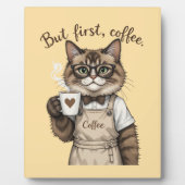 But First, Coffee Cat Fotoplaat (Voorkant)