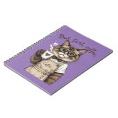 But First, Coffee Cat Notitieboek (Linkerzijde)