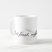 But First Coffee Ceramic Mug Koffiemok (Voorkant links)