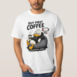 BUT FIRST COFFEE Coffee Grafische T-shirt voor Lie