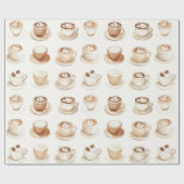 But First, Coffee Cups Cadeaupapier (Vlak)