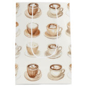 But First, Coffee Cups Medium Cadeauzakje (Achterkant)