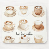 But First, Coffee Cups Muismat (Voorkant)