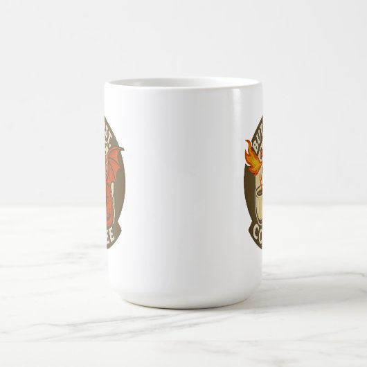 But First Coffee dragon funny java addict gift  Koffiemok (Center)