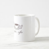 But first...coffee -funny coffee quote koffiemok (Voorkant rechts)