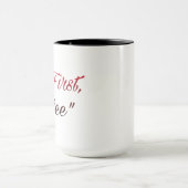 But First, Coffee – Minimal Coffee Lover Mug Mok (Midden)