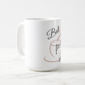 But First,coffee Minimalist Mug /cute coffee Koffiemok (Voorkant links)
