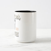 But First Coffee Tweekleurige Koffiemok (Center)