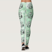 But First Country Music Light Green Leggings (Achterkant)