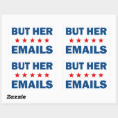 But Heren Emails Rechthoekige Sticker (Vel)