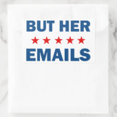 But Heren Emails Rechthoekige Sticker (Tas)