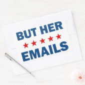 But Heren Emails Rechthoekige Sticker (Envelop)