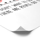 But I Don't Want To Go Outside There Are People Ou Poster (Hoek)