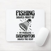 But In My Head Im Playing Badminton Player Shuttle Muismat (Met muis)