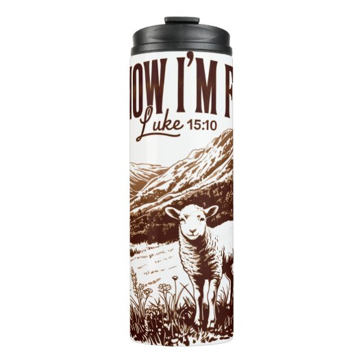 But Now I'm Found Sheep Thermosbeker (Voorkant)