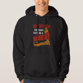 But Officer the Sign Says Do a Burnout Funny Car L Hoodie (Voorkant)