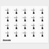 But Silhouette Ronde Sticker (Vel)