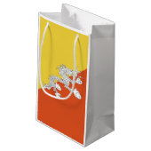 Butaan vlag klein cadeauzakje (Achterkant Gekanteld)