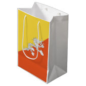 Butaan vlag medium cadeauzakje (Voorkant Gekanteld)