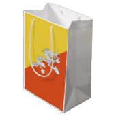 Butaan vlag medium cadeauzakje (Achterkant Gekanteld)